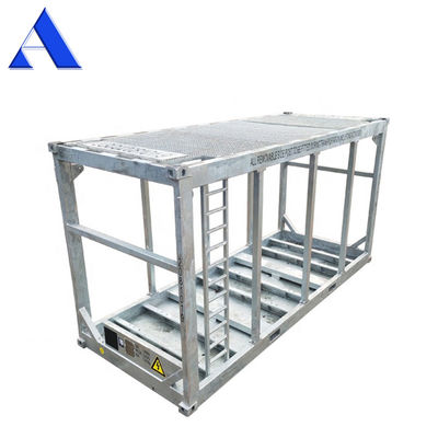 10ft DNV 2.7-1 Offshore Container Equipment Lifting Frame Skid su ordinazione con dimensioni interne 2700 x 2000 x 1900 mm