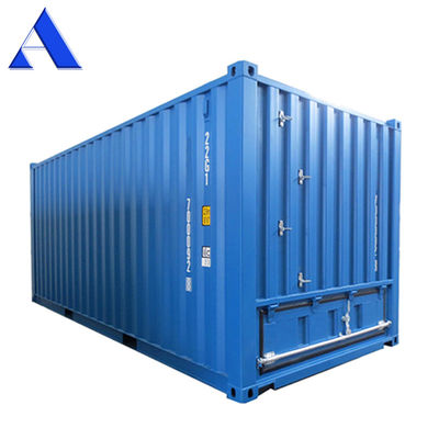 Top Loading Front Unloading Pavimento in acciaio 20ft Cargo secco Grano Intermedio Ingrosso ISO Container di spedizione