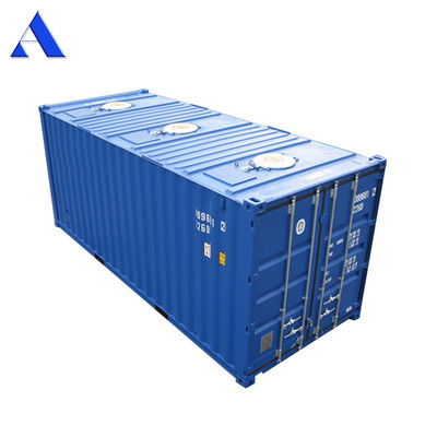 Top Loading Front Unloading Pavimento in acciaio 20ft Cargo secco Grano Intermedio Ingrosso ISO Container di spedizione
