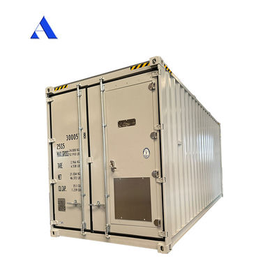 Dimensioni esterne di 6058 x 2438 x 2591/2896mm Contenitore ISO Standard da 20 piedi per sistema di accumulo di batterie di energia solare