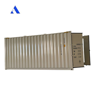 Dimensioni esterne di 6058 x 2438 x 2591/2896mm Contenitore ISO Standard da 20 piedi per sistema di accumulo di batterie di energia solare