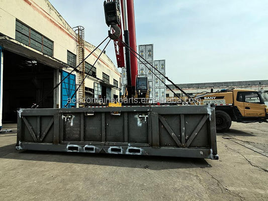 DNV 2.7-1 / ISO 10855 Standard 6.6m Offshore Cargo Basket con 4 gambe in acciaio corten e certificato da BV