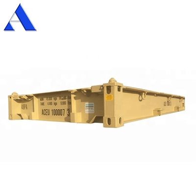 Piattaforma di contenitori in acciaio secco certificata CSC di 12 metri 40 piedi con dimensioni interne di 12192 x 2438 x 482 mm