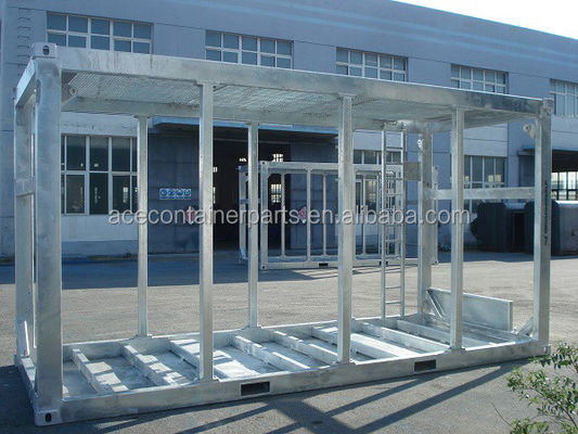 Container a telaio alto cubo offshore realizzato in acciaio Corten Acciaio DNV 2.7-1 Gas Oil Drilling Lifting Basket Container personalizzato