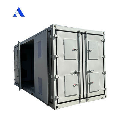 Contenitore di attrezzature a lato aperto di 20 piedi con sistema di stoccaggio a batteria di energia
