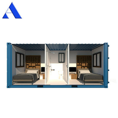 Custom Made Luxury Prefab Container House Design flessibile con finestra in alluminio e container da 20 piedi