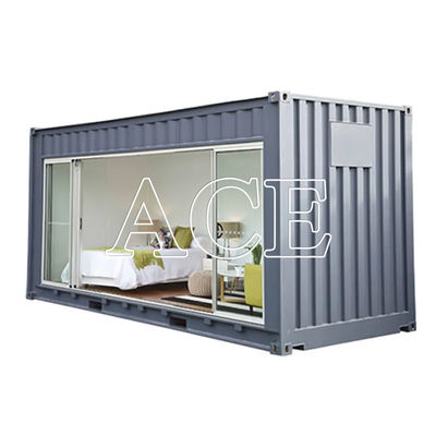Custom Made Luxury Prefab Container House Design flessibile con finestra in alluminio e container da 20 piedi