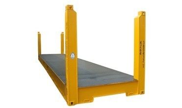 Equipaggiamento di trasporto Container a scaffale piatto da 40 piedi con poste d'angolo fisse in acciaio Max Payload 47370KGS ISO certificato