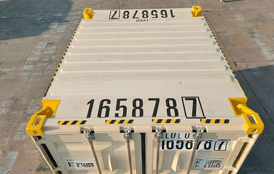 Contenitore isolato offshore da pavimento in acciaio da 10 piedi con colore/logo personalizzato DNV 2.7-1 Certificazione e isolamento
