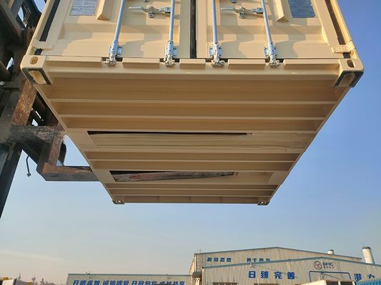 Contenitore isolato offshore da pavimento in acciaio da 10 piedi con colore/logo personalizzato DNV 2.7-1 Certificazione e isolamento