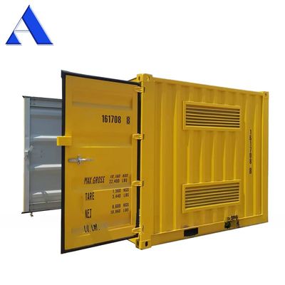 10ft Acciaio Griglia Fuso Pavimento Ventilato Persiane Contenitore asciutto per merci pericolose magazzino Contenitori di spedizione