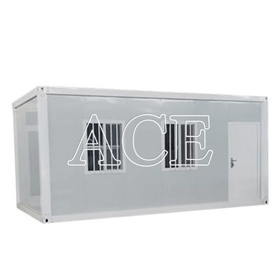 1 porta 3m 6m 7m Lunghezza Rapido fatto facile Costruire Assemblaggio 20ft Flat Pack Container House Ufficio con bagno e doccia opzionali