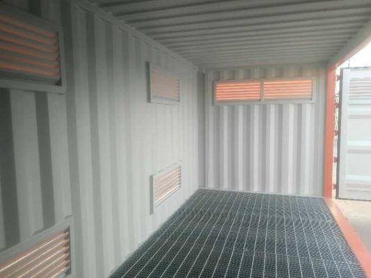 Porta laterale 20 piedi 20 piedi Prodotti pericolosi Stoccaggio di prodotti chimici Contenitore di trasporto con 2700L Bund Cap e 31 cbm Capacità
