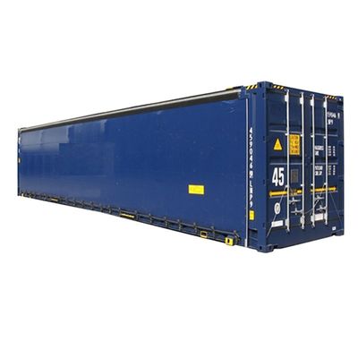 12192 x 2550 x 2896 mm Alto cubo 40ft Container di trasporto con porta laterale a tenda in PVC