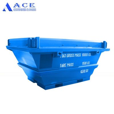 3789mm Lunghezza 6.5 CBM DNV Standard Steel Offshore Waste Skip Onshore Container di rifiuti Trasporto per lo smaltimento dei rifiuti
