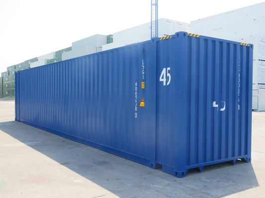 Container di trasporto a bordo con alto cubo di 45 piedi con capo duro e capo aperto carico massimo di 24980 kg per il trasporto a larga scala