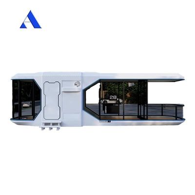 2024 Prefab Luxury Modular Moderno Apple Cabin Space Capsule Container House Maison Capsule Spatiale per Mgo Board e pavimento in PVC