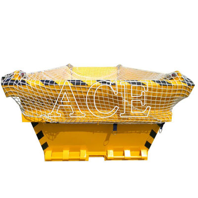 13' CortenA Acciaio Offshore Skip Container per DNV2.7-1 Conforme allo smaltimento ecologico