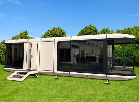 2024 Prefab Luxury Modular Moderno Apple Cabin Space Capsule Container House Maison Capsule Spatiale per Mgo Board e pavimento in PVC