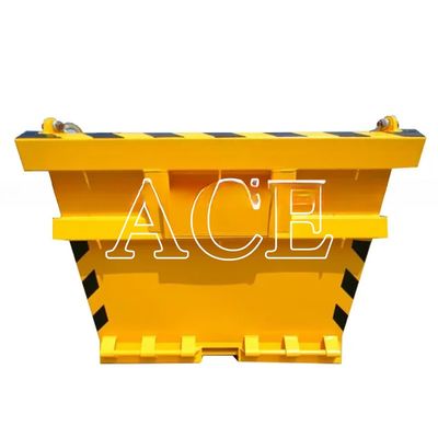 13' CortenA Acciaio Offshore Skip Container per DNV2.7-1 Conforme allo smaltimento ecologico
