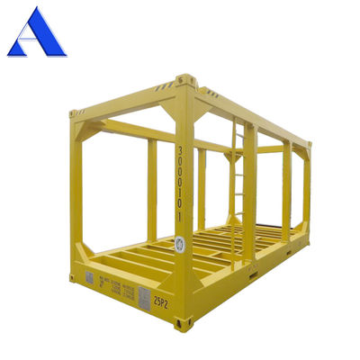 Pavimento in acciaio DNV 2.7-1 20ft cubo alto telaio di sollevamento offshore Capacità 30.8 CBM Perforazione di gas e petrolio