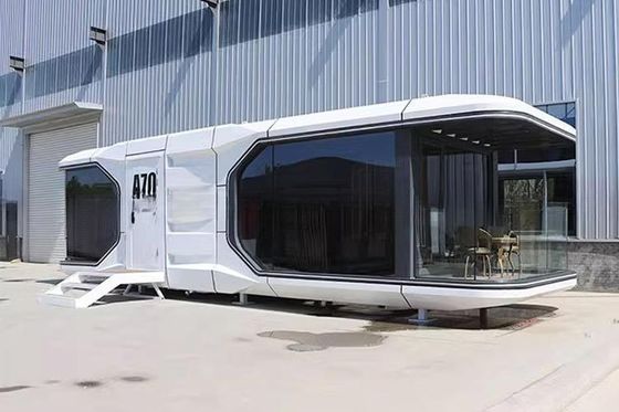Parco all'aperto Casa mobile alloggio spaziale Casa capsula Casa container Case di lusso Villa struttura principale in acciaio Case prefabbricate in alluminio