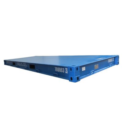 Piattaforma di container da trasporto con pavimento in acciaio da 20 piedi per carico massimo di 45000 kg e capacità di 30 cm3