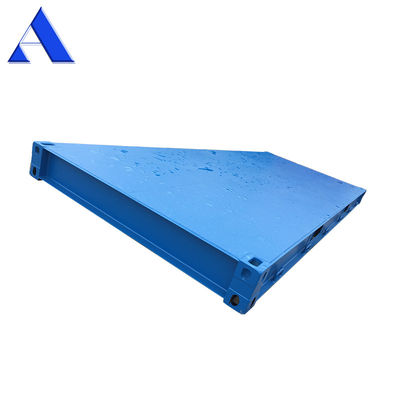 Piattaforma di container da trasporto con pavimento in acciaio da 20 piedi per carico massimo di 45000 kg e capacità di 30 cm3