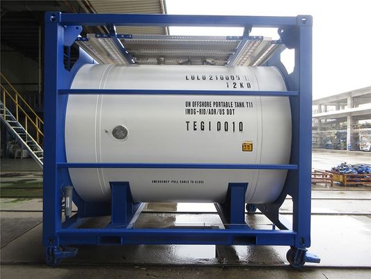 Piattaforma offshore di petrolio e gas approvata CSC Certificato DNV 2.7-1 Container di serbatoi offshore standard da 10 piedi con certificazione CSC