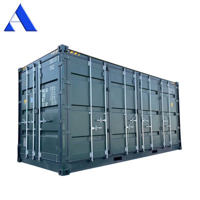 Contenitore di spedizione con porta laterale alta 20 piedi con logo personalizzato e guarnizione EPDM