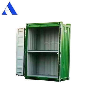 Container per la spedizione marittima DNV da 6 piedi con pavimento in acciaio, portabile CCU con scatola di perforazione chiusa e set di fori opzionali
