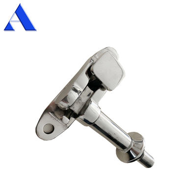 Parti di carrozzeria di autocarri in acciaio inossidabile 304 Set completo di serrature per porte di container per autocarri con tubo lucidato da 22 mm per lunghezza personalizzata della canna di blocco