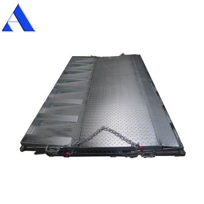 Dimensione del tavolo 2000x2200mm Galvanizzata e in acciaio inossidabile Rampa mobile di carico per carrelli elevatori