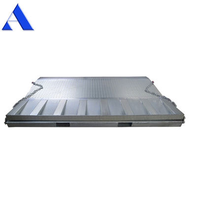 Dimensione del tavolo 2000x2200mm Galvanizzata e in acciaio inossidabile Rampa mobile di carico per carrelli elevatori