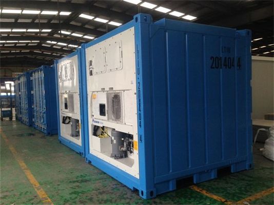 Contenitore di 8 piedi DNV 2.7-1 Standard per lo stoccaggio di pesci di mare freschi e congelati contenente materiale interno HGSS