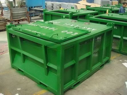 6.5ft LR Certificato DNV 2.7-1 Container offshore Mud Skip Skip