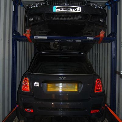 Contenitori a staffa per auto a lunghezza regolabile per contenitori di spedizione VW Car Fitment a Shanghai Tianjin Qingdao