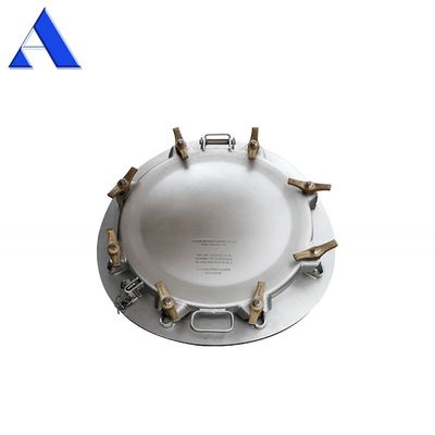 Parti di ricambio e accessori ISO per container da trasporto di serbatoi 500 mm Manlid assemblaggio a profilo basso con valvola a sfera di ingresso d'aria 1.5'' BSP