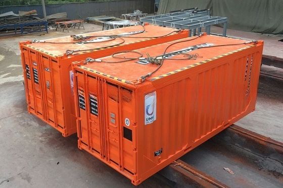 Capacità di sollevamento di 10 tonnellate Cavo galvanizzato a fusoliera 4 zampe Contenitore offshore Acciaio rivestito Fusoliera a fusoliera Sling DNV 2.7-1 Standard