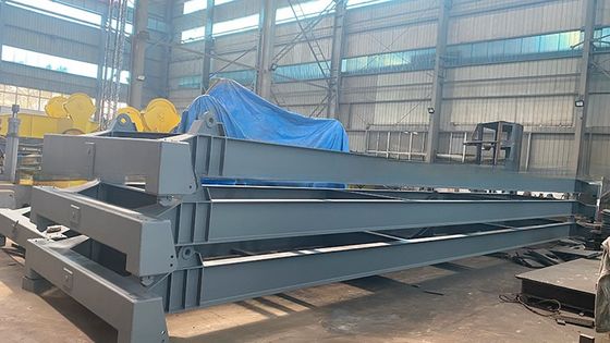 Condizione 42 tonnellate carico utile 40 piedi contenitore di spedizione diffusore semiautomatico travi di sollevamento con dimensioni di fionda 12118 x 2438 mm
