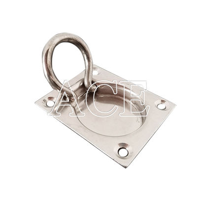 2000KN M.B.L Compressione In acciaio inossidabile Piano di montaggio di corda di auto e camion accessori di legatura di legame D anello di corda per pesante-duty