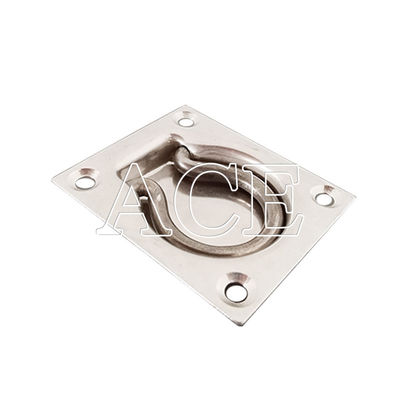 2000KN M.B.L Compressione In acciaio inossidabile Piano di montaggio di corda di auto e camion accessori di legatura di legame D anello di corda per pesante-duty