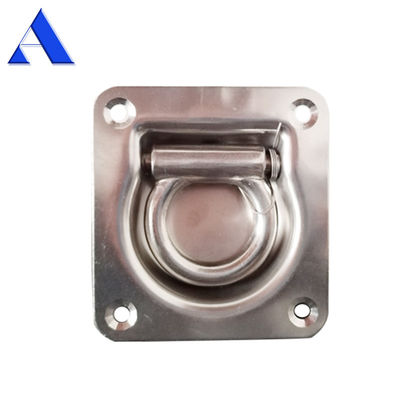 2000KN M.B.L Compressione In acciaio inossidabile Piano di montaggio di corda di auto e camion accessori di legatura di legame D anello di corda per pesante-duty