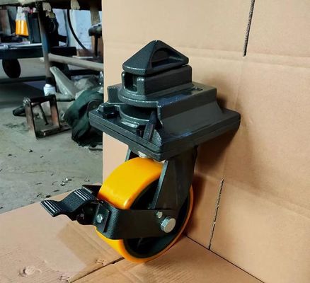 3 tonnellate Caster pesante ISO Container per spedizioni marittime Ruote a cassa girevole all'interno di negozi di materiali da costruzione e caster di piastre