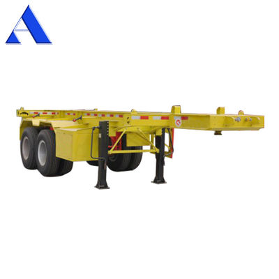 Container Chassis personalizzato 2 Semi-remolchi a scheletro per il trasporto di container da 20 piedi