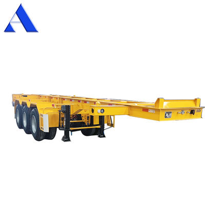 Container Chassis personalizzato 2 Semi-remolchi a scheletro per il trasporto di container da 20 piedi