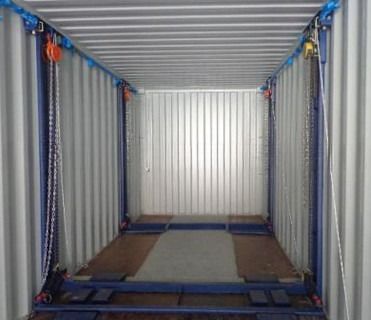 Container secco 3.2m altezza 40ft CSC certificato Container di spedizione Car Rack per il trasporto di veicoli