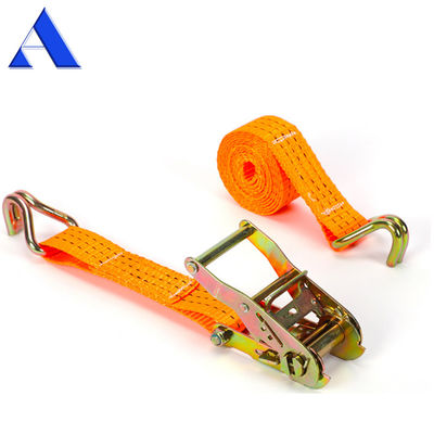 1.5 a 10 tonnellate cintura di legno di carico Ratchet Tie Down Strap Container cintura di legno come per esigenza e lunghezza personalizzata