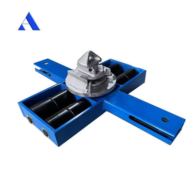 16 tonnellate di 32 tonnellate di carrello a rullo di acciaio Container di trasporto in movimento Dolly con struttura a tre ruote e supporto OEM personalizzabile