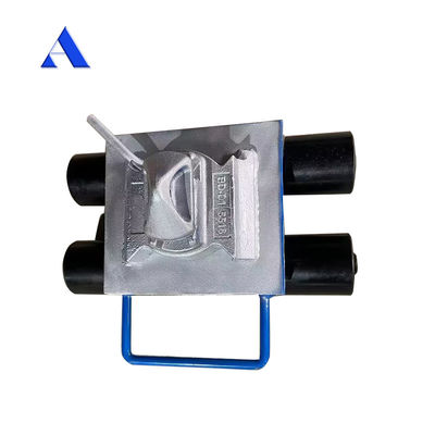 16 tonnellate di 32 tonnellate di carrello a rullo di acciaio Container di trasporto in movimento Dolly con struttura a tre ruote e supporto OEM personalizzabile
